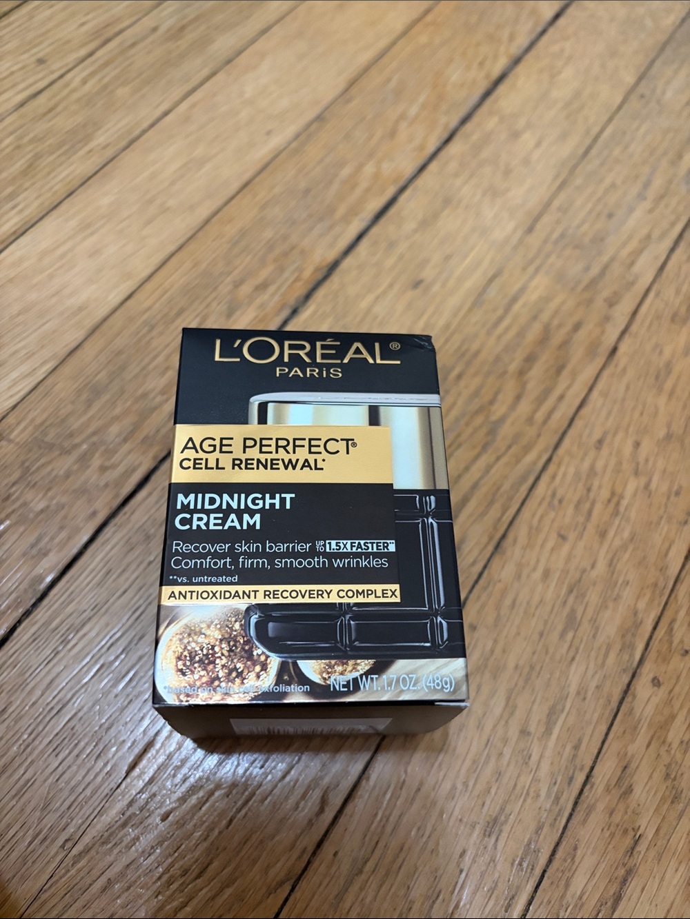 L'Oreal Age Perfect Midnight Cream - Black & Gold